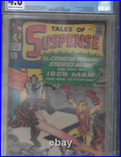 Tales Of Suspense #52 Cgc 4.0 1st Black Widow Major Key White/cream Pages