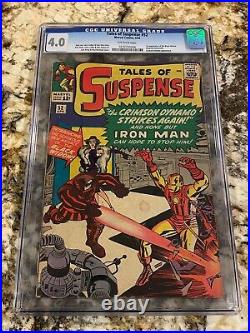 Tales Of Suspense #52 Cgc 4.0 O-white Pages 1st Black Widow Hot New Movie Soon