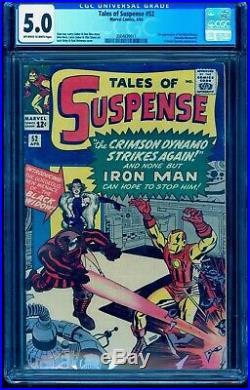 Tales Of Suspense 52 Cgc 5.0 Ow White 1st First Black Widow No Marks Stamps