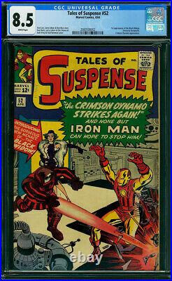 Tales Of Suspense #52 First Black Widow Universal Cgc 8.5 White Pages