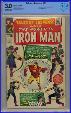 Tales Of Suspense #57 Cbcs 3.0 Iron Man 1st Hawkeye Not Cgc