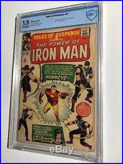 Tales Of Suspense #57 / Sept 1964 / Cgc Graded 1.5 / 1st Appearance Of Hawkeye