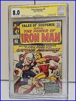 Tales Of Suspense #58 1964 CGC 8.0 Signed By Stan Lee