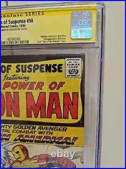 Tales Of Suspense #58 1964 CGC 8.0 Signed By Stan Lee