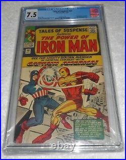 Tales Of Suspense 58 2nd Appearance of Kraven CGC 7.5 Off White White Pages