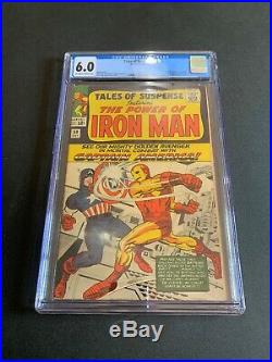 Tales Of Suspense #58 CGC 6.0 Captain America Vs Iron Man 2nd Kraven! Marvel