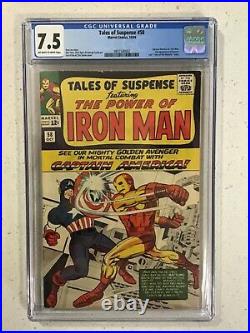Tales Of Suspense #58 (CGC 7.5/Captain America Vs Iron Man 2nd Kraven)