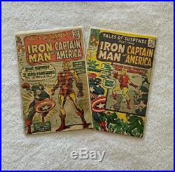 Tales Of Suspense 59 & 60 Bundle Lot First Jarvis Iron Man Cap. America Cgc Them