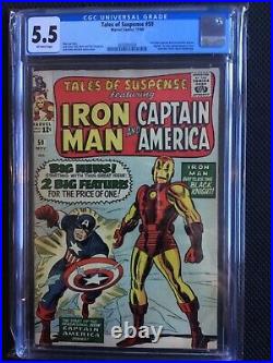Tales Of Suspense #59 (Marvel 1964) CGC 5.5 1st Jarvis Captain America Silver