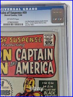 Tales Of Suspense#59 cgc7.5(1st Solo Captain America Story) 1964