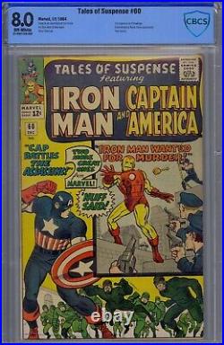 Tales Of Suspense #60 Cbcs 8.0 Iron Man Captain America Black Widow Not Cgc