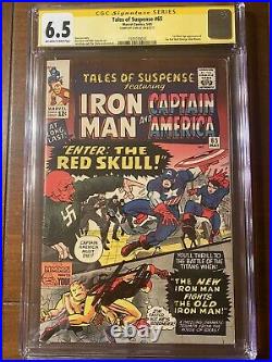 Tales Of Suspense #65 5/65 Cgc 6.5 Oww Ss Stan Lee First Silver Age Red Skull