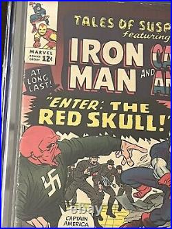 Tales Of Suspense #65 CGC FN+ 6.5 Off White 1st Appearance SA Red Skull
