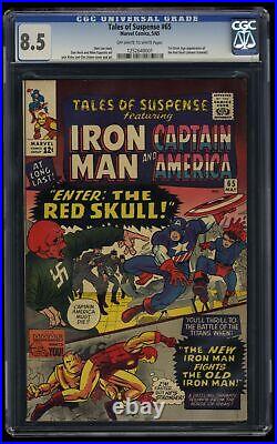 Tales Of Suspense #65 CGC VF+ 8.5 1st Appearance SA Red Skull! Marvel 1965