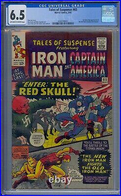 Tales Of Suspense #65 Cgc 6.5 Iron Man Captain America 1st Silver Age Red Skull