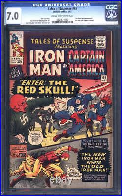 Tales Of Suspense #65 Cgc 7.0 Cr/ow Pages // 1st Silver Age Appearance Red Skull