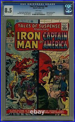 Tales Of Suspense #66 Cgc 8.5 White Pages 1965