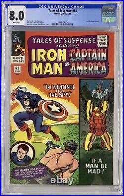 Tales Of Suspense #68 Cgc 8.0 Iron Man/captain America, Red Skull 1965
