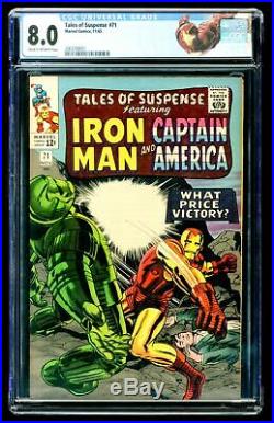 Tales Of Suspense #69 Cgc 9.0 Origin Of Titanium Man O/w Iron Man Custom Label
