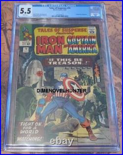 Tales Of Suspense #70 Cgc 5.5 Titanium Man Appearance