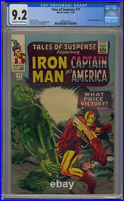 Tales Of Suspense #71 Cgc 9.2 Captain America Iron Man Titanium Man