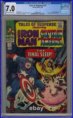 Tales Of Suspense #74 Cgc 7.0 Captain America Iron Man