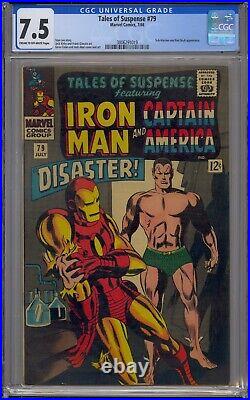 Tales Of Suspense #79 Cgc 7.5 1st Cosmic Cube Non-wwii Red Skull