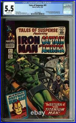Tales Of Suspense #81 Cgc 5.5 Ow Pages // Gene Colan & Jack Abel Cover Art 1966