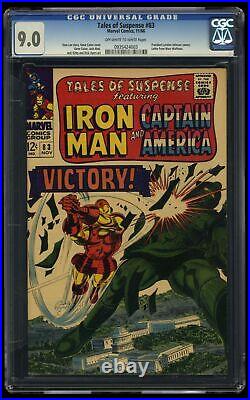 Tales Of Suspense #83 CGC VF/NM 9.0 1st Tumbler! Iron Man Captain America