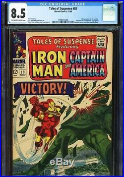 Tales Of Suspense #83 Cgc 8.5 Vf+ Iron Man Captain America Adaptoid