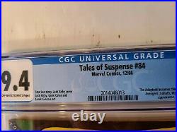 Tales Of Suspense # 84 Marvel Cgc 9.4 Jack Kirby Cover And Art