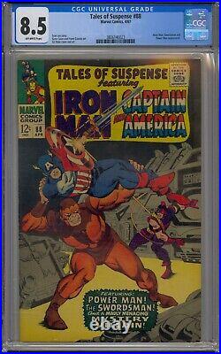 Tales Of Suspense #88 Cgc 8.5 Iron Man Captain America