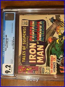 Tales Of Suspense #89 5/67 Cgc 9.2 Ow Pages! Nice Early Issue
