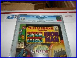 Tales Of Suspense #90 Cgc 9.0 (old Style Cgc Case) White Pages