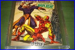 Tales Of Suspense #97, Whiplash, Iron Man & Cap, Not Cgc, Cbcs 8.0, 1968, Silver