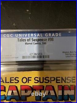 Tales Of Suspense #98, CGC 3.5 off white to whitePages