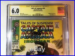 Tales Of Suspense 98 CGC 6.0 SS Signed Stan Lee Captain America Black Panther