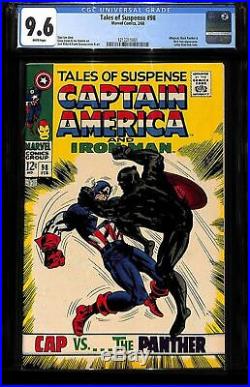Tales Of Suspense #98 Cgc 9.6 White Capy Vs Black Panther Cover Cgc #1212311001