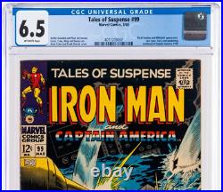 Tales Of Suspense #99 Silver Age 1968 CGC FN+ 6.5 OWW Iron Man Final Issue