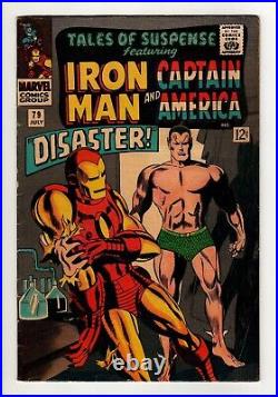 Tales Of Suspense IRON MAN, CAPTAIN AMERICA #79 Marvel Comic Book Colan 1966 CGC