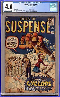 Tales of Suspense #10 CGC 4.0 1960 4101865012