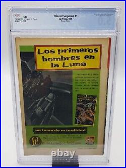 Tales of Suspense #1 CGC 5.0 La Prensa Mexican Edition Printed in 1959
