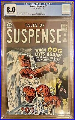 Tales of Suspense #27 CGC 8.0 Off Wht to Wht Pgs Kirby, Ditko & Ayers Art