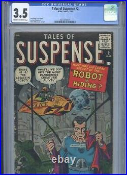 Tales of Suspense #2 1959 CGC 3.5