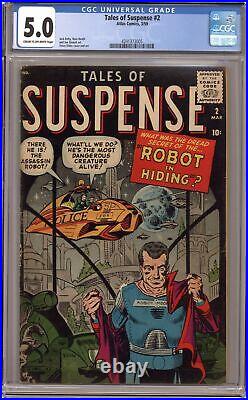 Tales of Suspense #2 CGC 5.0 1959 4241373005