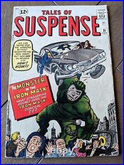 Tales of Suspense #31 Dr. Doom Prototype Silver Age Grail. Nice copy