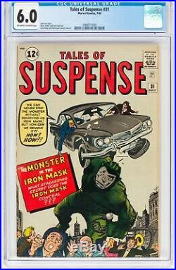 Tales of Suspense #31 (Jul 1962, Marvel Comics) CGC 6.0 FN Iron Mask