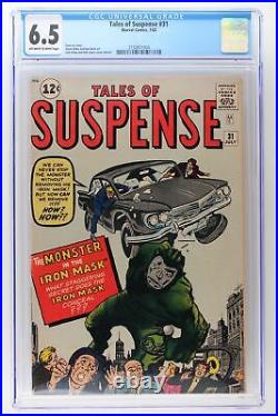 Tales of Suspense #31 Marvel 1962 CGC 6.5