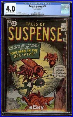 Tales of Suspense # 32 CGC 4.0 CRM/OW (Marvel 1962) Kirby & Ayers cover