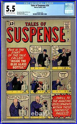 Tales of Suspense #34 CGC 5.5 1962 0285841005